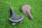 2 Brooks zadels, Fietsen en Brommers, Fietsonderdelen, Ophalen, Gebruikt, Oldtimer, Zadel