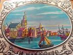 Te koop: Verkade koekblik vintage : old dutch harbor serie, Ophalen, Gebruikt, Koek(jes), Verkade