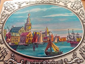 Te koop: Verkade koekblik vintage : old dutch harbor serie beschikbaar voor biedingen