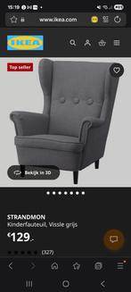 STRANDMON
Kinderfauteuil, Vissle grijs (Ikea), Ophalen of Verzenden, Gebruikt