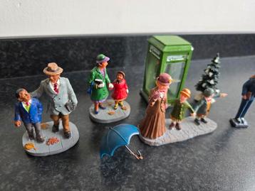 Lemax figuren 6 delige retired set met kleine defecten  beschikbaar voor biedingen