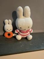 Nijntje knuffels knuffel rammelaar bijtknuffel bijtring, Ophalen of Verzenden, Zo goed als nieuw, Konijn