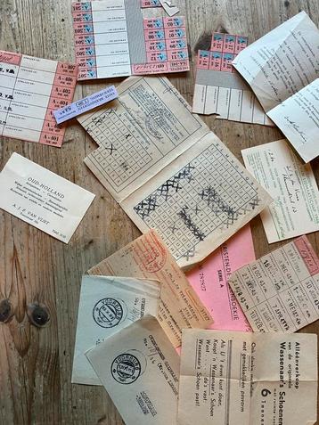 Distributie stamkaart tweede wereldoorlog 1940-1945 beschikbaar voor biedingen