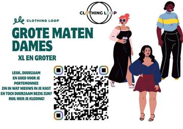 Dames grote maten doorgeeftas vanaf maat xl beschikbaar voor biedingen