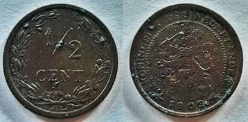 Halve cent 1903 beschikbaar voor biedingen