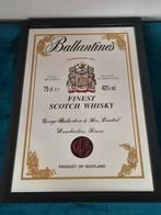 Reclamespiegel Ballantine's Finest Scotch Whisky, Ophalen of Verzenden, Rechthoekig, Minder dan 50 cm