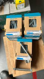 Slotbouten plus moer M8x100 ca 105 stuks, Ophalen of Verzenden, Zo goed als nieuw, 50 tot 100 mm, Bouten of Moeren