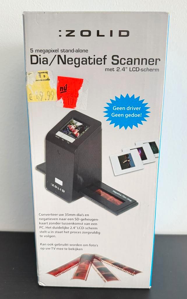 Zolid 5MP Dia/Negatief Scanner | NIEUW!| Diascanner, Computers en Software, Scanners, Nieuw, Diascanner, Ophalen of Verzenden