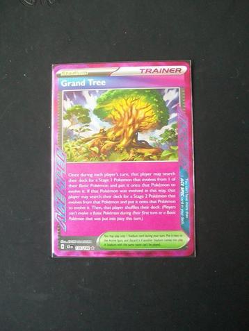 4249: Nieuwe Pokemon Kaart  Trainer GRAND TREE (136/142) beschikbaar voor biedingen