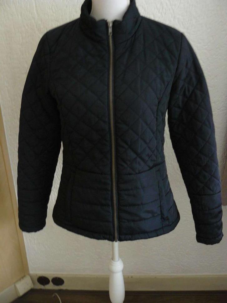 Donkerblauwe Pep tussenjas maat S., Kleding | Dames, Jassen | Winter, Zo goed als nieuw, Maat 36 (S), Blauw, Ophalen of Verzenden