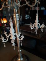 2 Kunststof kroonluchtertjes, 15 cm hoog, kerst ornamenten, Ophalen of Verzenden, Nieuw