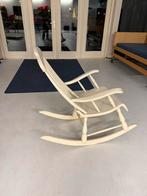 Witte Schommelstoel - Gebruikt, Huis en Inrichting, Ophalen, Gebruikt, Wit, Eén