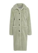 Winterjas mint groen teddy 40 ml, Ophalen of Verzenden, Zo goed als nieuw, Maat 38/40 (M), Groen