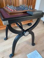 Franklin Mint "Slag bij Waterloo" schaaktafel uniek Nochris, Huis en Inrichting, Ophalen of Verzenden, Rechthoekig, 75 cm of meer