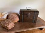 Brocante oude beschuit blik, klein model., Ophalen of Verzenden, Gebruikt, Overige merken