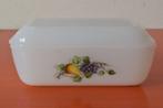 Retro vintage Arcopal France botervloot - Fruits de France, Huis en Inrichting, Keuken | Servies, Overige typen, Ophalen of Verzenden