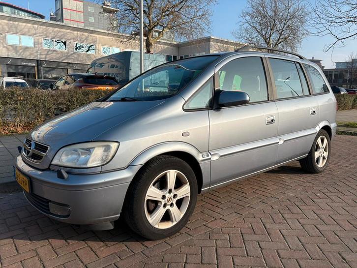 Opel Zafira 2.2 16V AUT 2004 Grijs, Auto's, Opel, Particulier, Zafira, Airconditioning, Centrale vergrendeling, Cruise Control