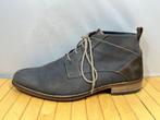 Vertice, maat 45, keurige donker grijze veterschoenen., Kleding | Heren, Schoenen, Overige kleuren, Verzenden, Zo goed als nieuw