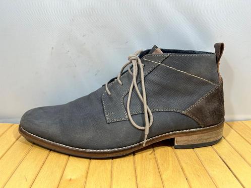 Vertice, maat 45, keurige donker grijze veterschoenen., Kleding | Heren, Schoenen, Zo goed als nieuw, Veterschoenen, Overige kleuren
