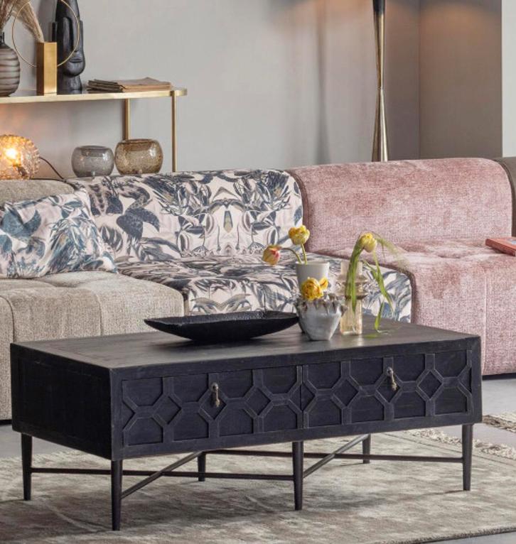 Bepurehome salontafel Bequest tv meubel zgan MOET NU WEG, Huis en Inrichting, Tafels | Salontafels, Zo goed als nieuw, Rechthoekig