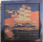 twee paneeltjes van Wim Abeleven Souburg Veere kunst, Antiek en Kunst, Curiosa en Brocante, Ophalen of Verzenden