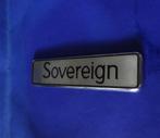 Jaguar Nieuw Sovereign Opplak Embleem 14 x 4 Centimeter, Verzenden, Nieuw, Auto's