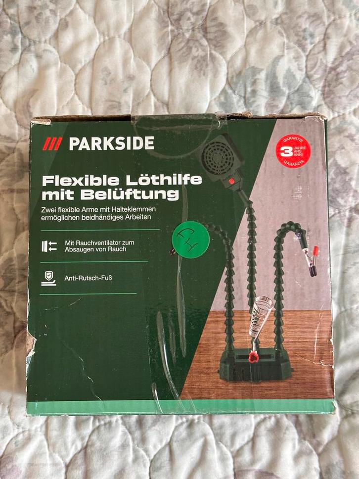 Parkside Flexibele Soldeerhulp met Ventilatie, Doe-het-zelf en Verbouw, Gereedschap | Lasapparaten, Nieuw, Overige typen, Minder dan 150 ampère