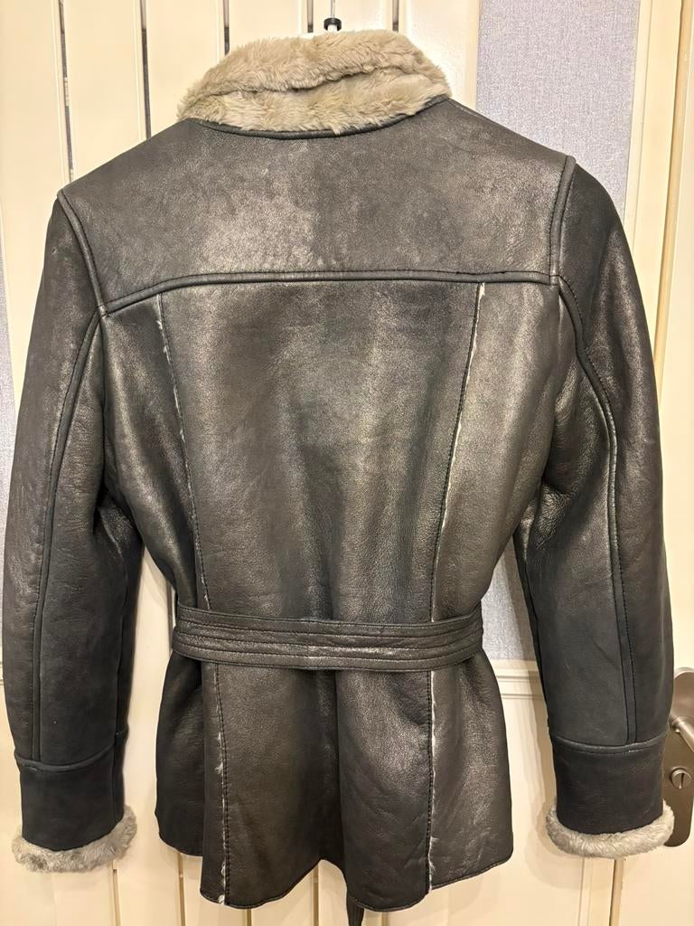 Leren jas van gooscraft., Ophalen of Verzenden, Zo goed als nieuw, Maat 36 (S), Zwart