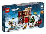 Lego 10263 - Winter Village Fire Brigade - NIEUW SEALED, Ophalen, Nieuw, Complete set, Lego