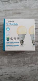 Nedis smartbulb Wi-Fi e27 x2, Nieuw, E27 (groot), Ophalen of Verzenden, Led-lamp
