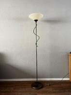 Vloerlamp, Huis en Inrichting, Lampen | Vloerlampen, Ophalen, Vintage lamp, Gebruikt, Glas