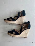 Hoge sleehak sandalen Pull&Bear maat 38 zwart, Zwart, Zo goed als nieuw, Pull & Bear, Sandalen of Muiltjes