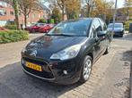 Citroën C3 1.4 VTI 2011 Zwart met panoramadak, Voorwielaandrijving, Stof, Zwart, Zwart