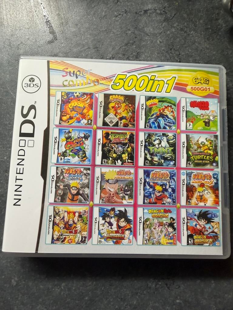 Gigantische 500-in-1 Nintendo DS Game Collectie (64GB!), Spelcomputers en Games, Games | Nintendo DS, Nintendo, Nintendo, 1 speler