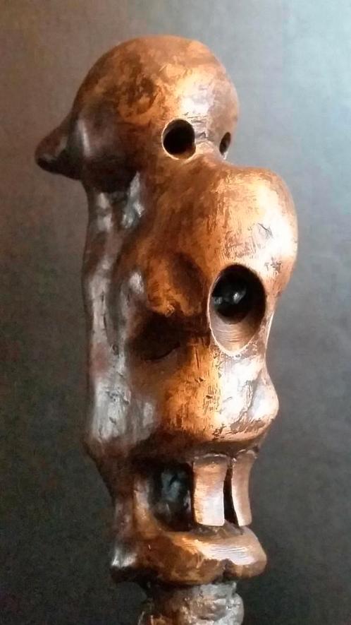 Art deco Zeldzame abstract bronzen beeld uit frankrijk, Antiek en Kunst, Antiek | Koper en Brons, Brons, Ophalen of Verzenden