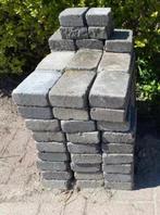 Circa 80 stenen getrommeld 21x14x7cm antraciet, Ophalen, 5 tot 10 m², Zo goed als nieuw, Beton