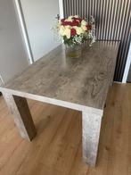 Eettafel 90/160, Huis en Inrichting, Tafels | Eettafels, Ophalen, Gebruikt, 50 tot 100 cm, Vijf personen of meer