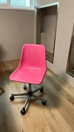 Bureaustoel roze, Ophalen, Zo goed als nieuw, Roze