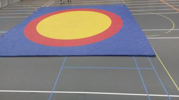 Mat voor worstelen 11 x 11 meter beschikbaar voor biedingen