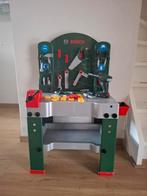 Bosch speelwerkbank met gereedschap en boormachine, Kinderen en Baby's, Ophalen, Zo goed als nieuw