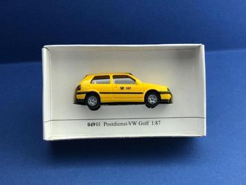 WIKING	4901	VW Golf Post ag DBP	1/87 h0 beschikbaar voor biedingen