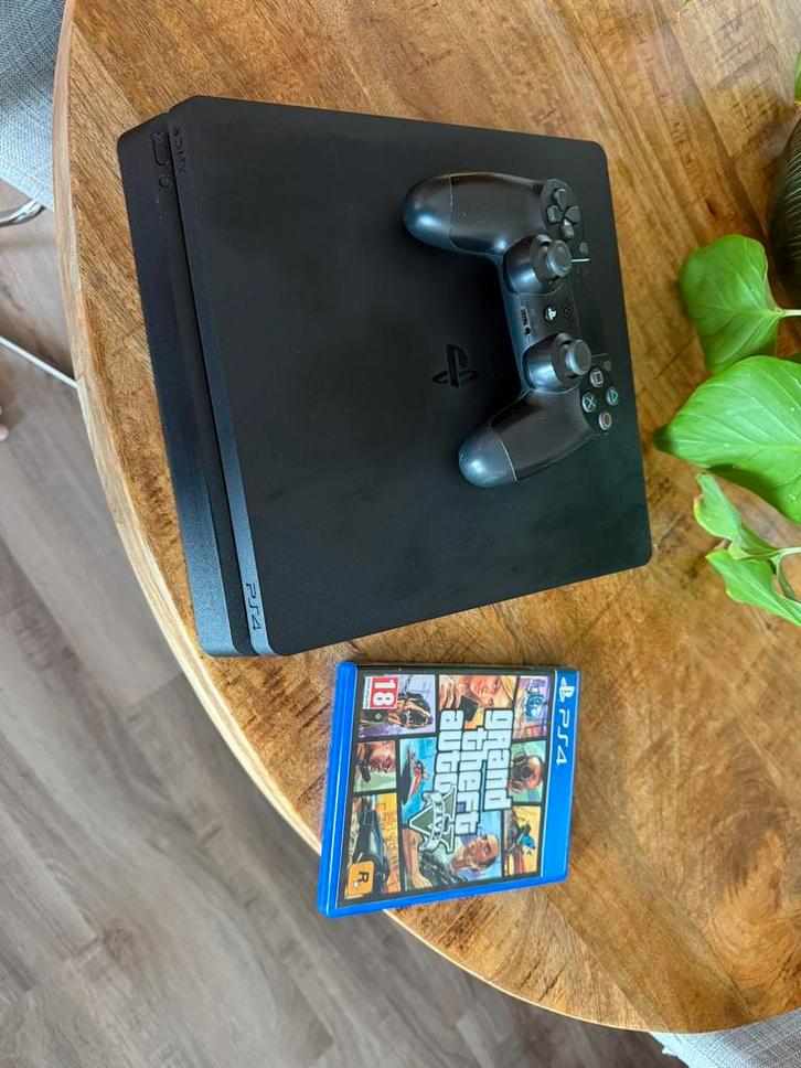 PlayStation 4 Slim + 1 controller (stick drift), Spelcomputers en Games, Spelcomputers | Sony PlayStation 4, Zo goed als nieuw