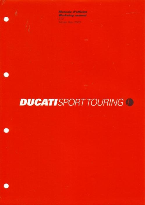 Ducati Sport Touring ST2 workshop manual 2003 (5878z), Motoren, Handleidingen en Instructieboekjes, Ducati, Verzenden