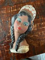 Vecola no 11 wand kopje beeldje hoofdje, Antiek en Kunst, Ophalen of Verzenden