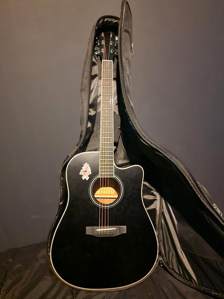 Fazley Gitaar - Mooie Steelstring, Muziek en Instrumenten, Snaarinstrumenten | Gitaren | Akoestisch, Zo goed als nieuw, Western- of Steelstringgitaar