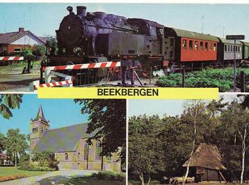 Beekbergen spoorwegovergang / trein 1978.  beschikbaar voor biedingen