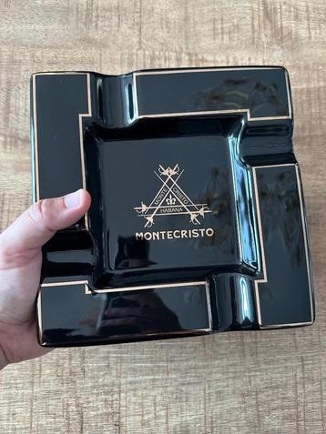 Montecristo - luxe asbak/ vierkant zwart (NIEUW) beschikbaar voor biedingen