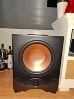 Klipsch RW12-D subwoofer (Nieuwstaat) Dolby Atmos, Subwoofer, Zo goed als nieuw, 120 watt of meer, Ophalen