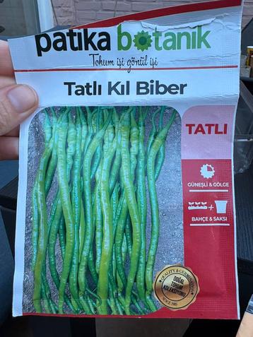 Paprika zaden Biber tohumu beschikbaar voor biedingen