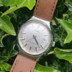 Vintage Heren Horloge Prisma Automaat Eta 2783-2 Near Mint, Grijs, Ophalen of Verzenden